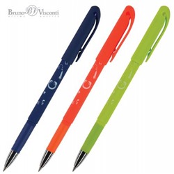 Ручка гелевая со стираемыми чернилами "DeleteWrite Art. Музыка" синяя 0.5мм (3 цвета корпуса) 20-0231 Bruno Visconti