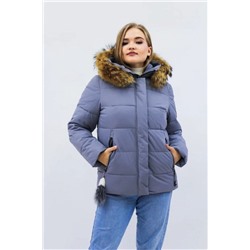 Куртка женская зимняя еврозима-зима 2867 серый