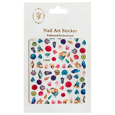 Nail Art Sticker, 2D стикер Z-D3609