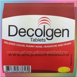 Таблетки против простуды, насморка и температуры Decolgen