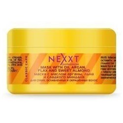 Маска NEXXT Professional с маслом арганы, льна и сладкого миндаля (Nexxt Mask With Argan Oil). 200 мл