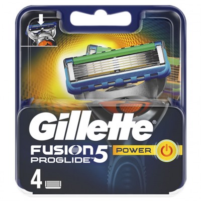 Gillette FUSION Power ProGlide (4шт) RusPack orig