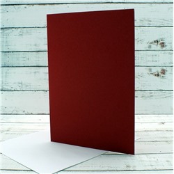 051-7809 Заготовка для открытки "Красная", с конвертом