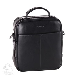 Сумка мужская кожаная 2081H black Heanbag