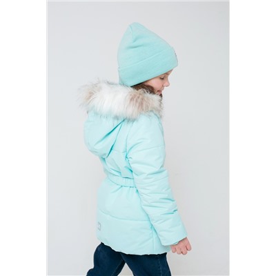 Куртка зимняя удлиненная для девочки Crockid ВК 38066/2 ГР