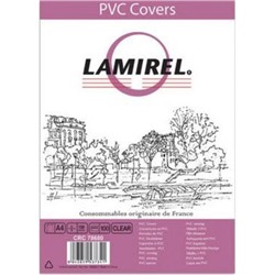 Обложка для переплета А4 100 шт. 150мкм прозрачная PVC  LA-78680 Lamirel