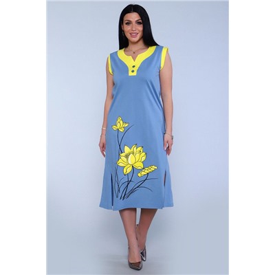 Платье женское 71063 голубой