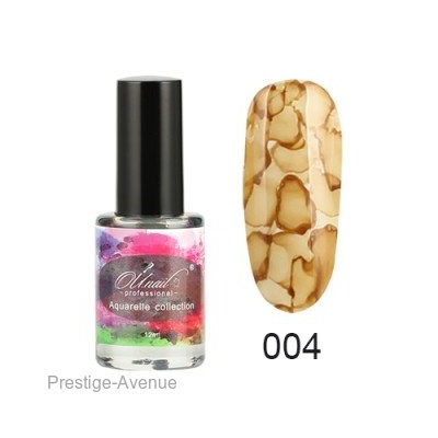 Акварельный гель OU Nail Aquarelle collection арт. 004