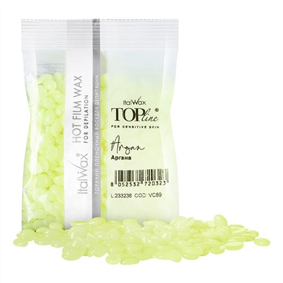 Ital Wax Воск горячий пленочный для депиляции «Аргана» в гранулах / Top Line Argan, 100 г