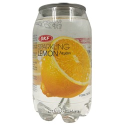 Газированный напиток со вкусом лимона Sparkling OKF, Корея, 350 мл