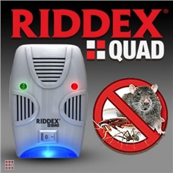 Отпугиватель грызунов и насекомых Riddex Quad 2 в 1