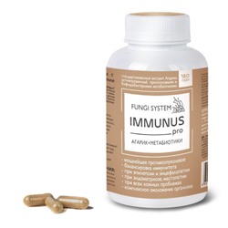 IMMUNUS pro (агарик + метабиотики), 180 капс., Сиб-КруК