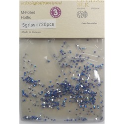 Стразы Crystal SLK 5 griss (720шт) размер 3. синие
