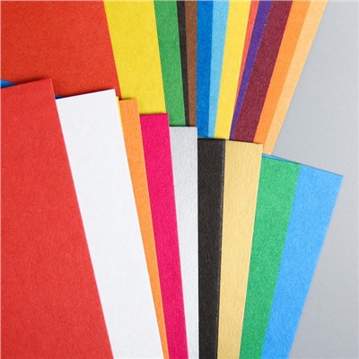 Набор: цветной картон А5, 10 листов + цветная двусторонняя бумага А5, 16 листов, Маша и Медведь