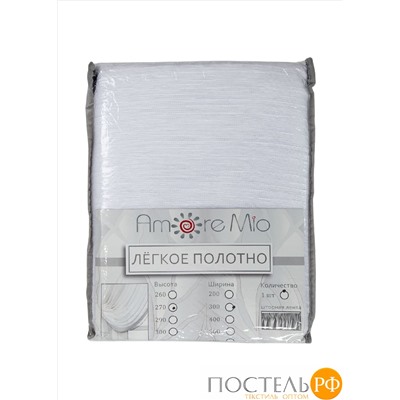 30589 Штора Тюль Amore Mio RR 35201-111001/101 Сетка Premium 3,0*2,7 1 шт. Белый (RR 35201-111001/101 3,0*2,7*1 ut белый)