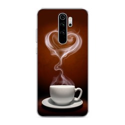 Силиконовый чехол Кофейная любовь на Xiaomi Redmi Note 8 Pro