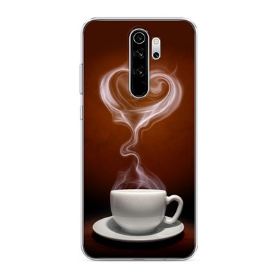 Силиконовый чехол Кофейная любовь на Xiaomi Redmi Note 8 Pro