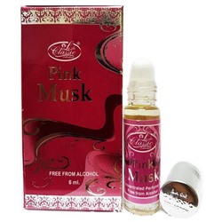 Духи масляные арабские женские Pink Musk Al Rehab 6 мл.