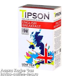 чай Tipson English Breakfast Английский завтрак, картон 85 г.