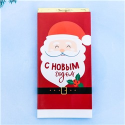Обертка для шоколада «Дед Мороз», 18,2 × 15,5