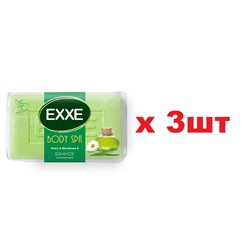EXXE Туалетное мыло Body SPA Банное 160г Алоэ и Витамин Е 3шт
