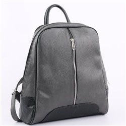 Сумка 160 токио серый+черный (рюкзак) ФОРМАТ"А4"