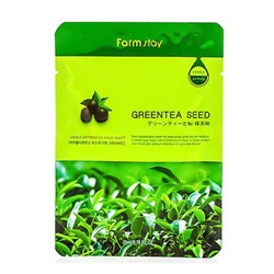 Маска для лица с экстрактом зеленого чая FARMSTAY, 23 ml