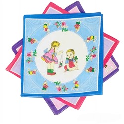 Набор детских носовых платков Иваново NP1122 Девочки играют