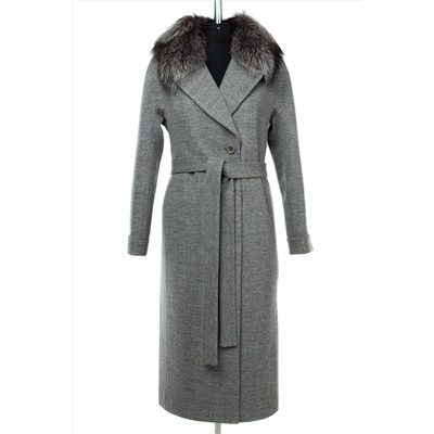 02-2907 Пальто женское утепленное (пояс)