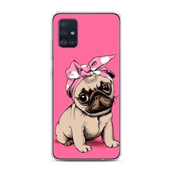 Силиконовый чехол Dog Pin-Up на Samsung Galaxy A51