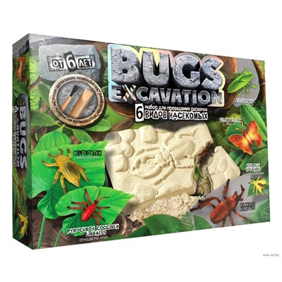 Набор для проведения раскопок серия «BUGS EXCAVATION»  жуки, Набор 3