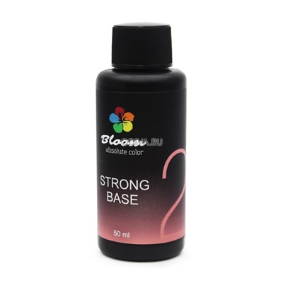 Bloom, Absolute color - жесткая база для гель-лака Strong №02 (теплый розовый), 50 мл