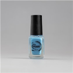 Swanky Stamping, лак для стемпинга S49 (cyan blue), 6 мл