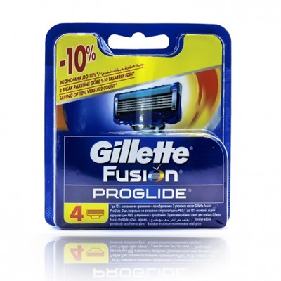 Gillette FUSION Proglide (4шт) RusPack orig