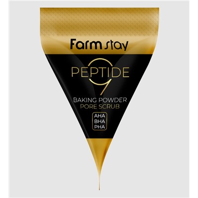 Скраб для лица с содой и пептидами Peptide 9 baking powder pore scrub FarmStay 7г