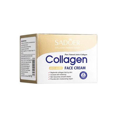 SADOER  Антивозрастной крем для лица с коллагеном Collagen Face Cream, 100 гр.