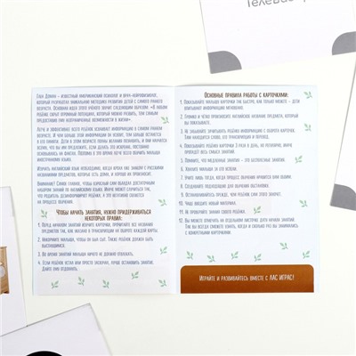 Обучающие карточки по методике Глена Домана «Предметы на английском языке», 12 карт, А6, в коробке
