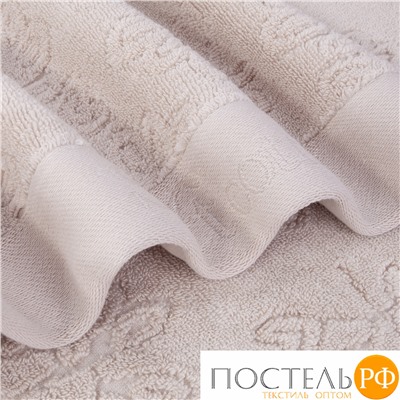 1010G10117105 Полотенце Soft cotton LEAF бежевый 75X150