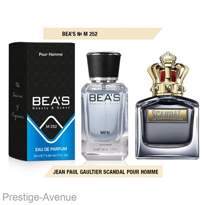 Парфюм Beas 50 ml M 252 Jean Paul Gaultier Scandal Pour Homme