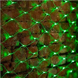 Светодиодная LED гирлянда Сетка 3*2 м. Зеленое свечение