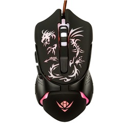 Мышь оптическая Nakatomi Gaming mouse MOG-25U (black) игровая