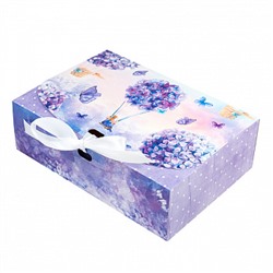 Коробка для сладостей "Весенняя гортензия", 16*11*5 см