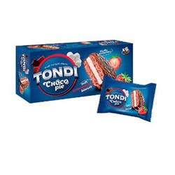 «Tondi», choco Pie клубничный, 180 гр. KDV