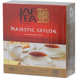 JAF TEA. Majestic ceylon карт.пачка, 100 пак.