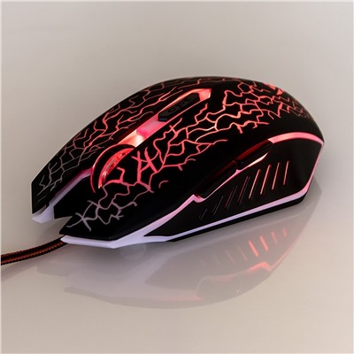 Мышь оптическая Nakatomi Gaming mouse MOG-15U игровая (повр. уп.) (black)