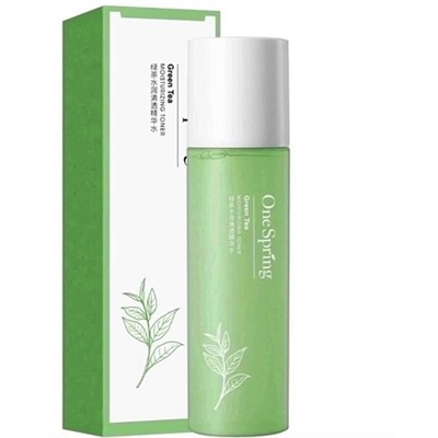 Тонер увлажняющий One Spring Green Tea Moisturizing Toner с экстрактом зеленого чая 120мл