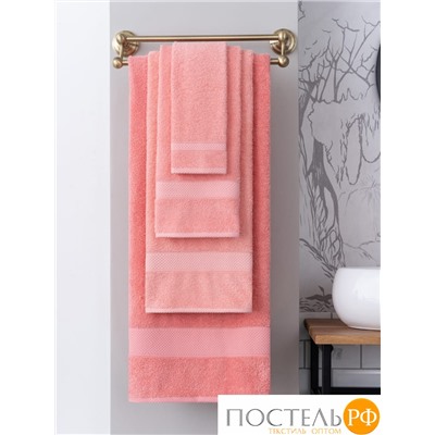 Полотенце Arya Однотонное 50X90 Miranda Soft Коралловый