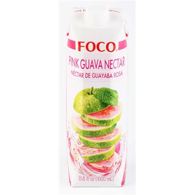 Нектар розовой гуавы Pink Guava Nectar FOCO 1 л. TetraPak