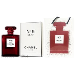 Сhanеl №5 L'eau Red Edition edP 100 мл Made In UAE (в подарочном пакете)