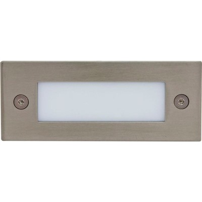 Встраиваемый светодиодный светильник LN201A 12, 1W, IP54, цвет серебро, d=100мм
